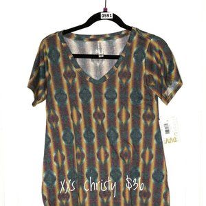 LuLaRoe Christy Shirt  Lot (quantity = 2)